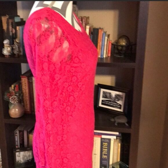 Star Vixen Pink Lace Dress Size SMALL - Picture 5 of 6